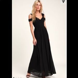 COPY - LuLus Make Me Move Black Maxi Dress